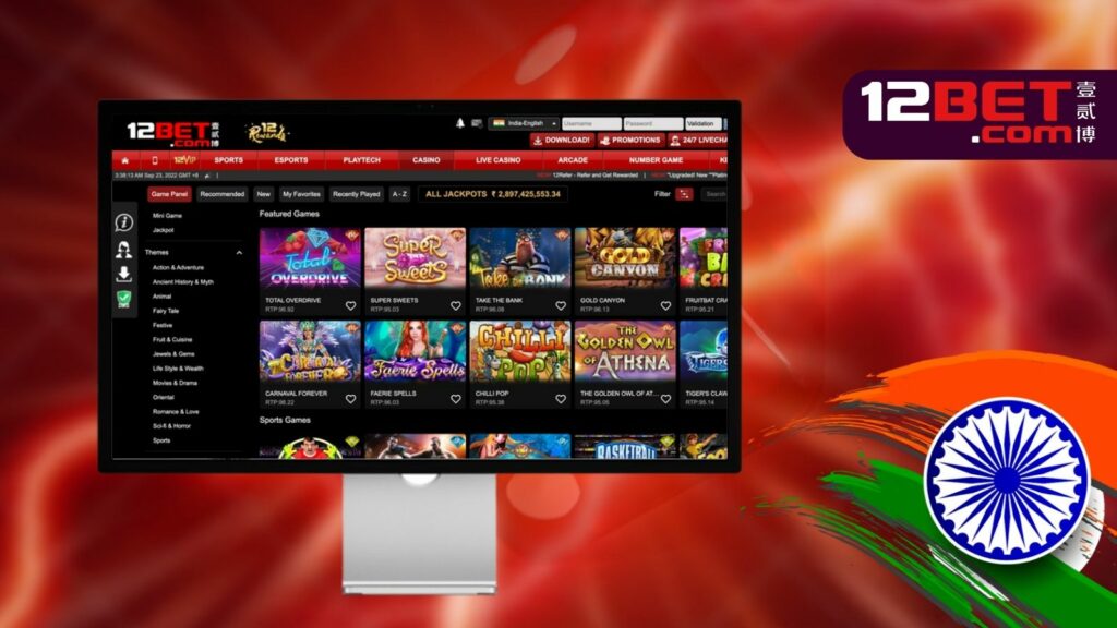 12bet review of casino games in India