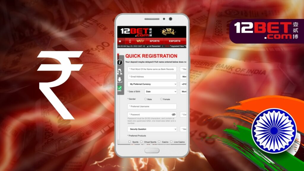 12Bet India application payment methods guide